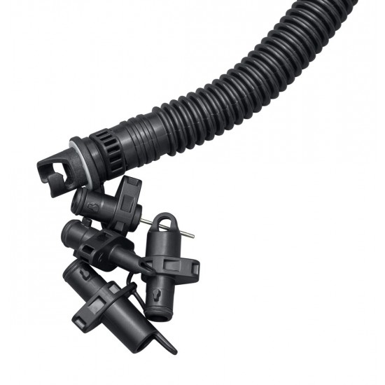 BESTWAY τρόμπα χειρός 62227 με μανόμετρο, 1.8/3.45lt, 7/23PSI, μαύρη
