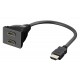 GOOBAY HDMI splitter 68784, 1x input/2x output, 1080p, μαύρο