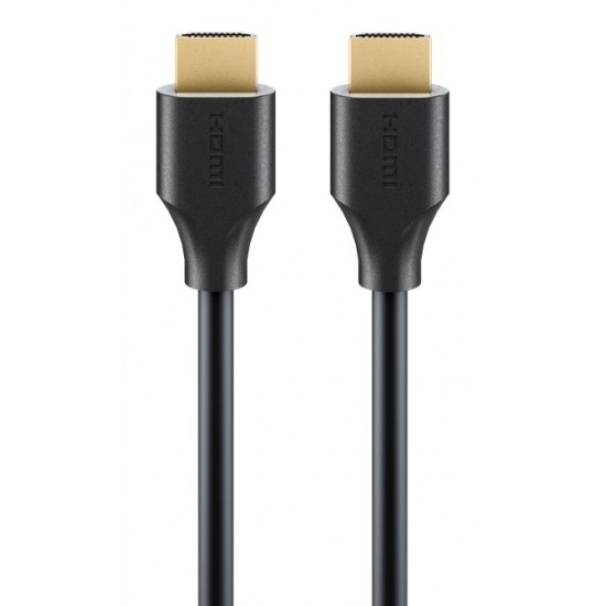 GOOBAY καλώδιο HDMI 2.2 80073, 16K/60Hz, 96 Gbps, 0.50m, μαύρο