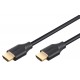GOOBAY καλώδιο HDMI 2.2 80091, 16K/60Hz, 96 Gbps, 1m, μαύρο