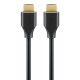 GOOBAY καλώδιο HDMI 2.2 80091, 16K/60Hz, 96 Gbps, 1m, μαύρο