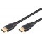 GOOBAY καλώδιο HDMI 2.2 80092, 16K/60Hz, 96 Gbps, 1.5m, μαύρο