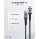 GOOBAY καλώδιο USB-C 49303, 60W, 480Mbps, 2m, μαύρο