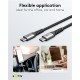 GOOBAY καλώδιο USB-C 49303, 60W, 480Mbps, 2m, μαύρο