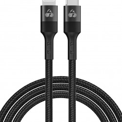 POWERTECH καλώδιο Lightning σε USB-C PTR-0203, PD 27W, 480Mbps, 1m, μαύρο