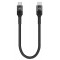 POWERTECH καλώδιο USB-C PTR-0204, PD 60W, 480Mbps, 25cm, μαύρο