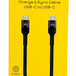 POWERTECH καλώδιο USB-C PTR-0204, PD 60W, 480Mbps, 25cm, μαύρο