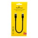 POWERTECH καλώδιο USB-C PTR-0204, PD 60W, 480Mbps, 25cm, μαύρο