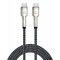 POWERTECH καλώδιο USB-C PTR-0198, PD 60W, 480Mbps, 1m, μαύρο