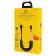 POWERTECH καλώδιο USB-C σε USB PTR-0197 με spiral καλώδιο, PD 60W, 480Mbps, 1m, μαύρο