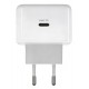 POWERTECH φορτιστής τοίχου PT-1581 με καλώδιο, USB-C, 40 έως 60W, GaN, AVS, λευκός