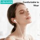 USAMS earphones με μικρόφωνο SJ771, USB-C σύνδεση, 1.2m, λευκά