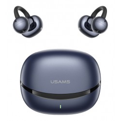 USAMS earphones με θήκη φόρτισης Echo R03, OWS, Φ11mm, 40/300mAh, μπλε