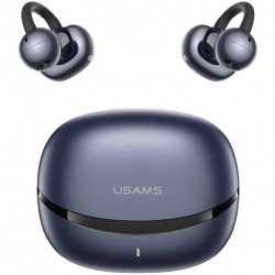 USAMS earphones με θήκη φόρτισης Echo R03, OWS, Φ11mm, 40/300mAh, μπλε