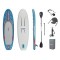 BESTWAY φουσκωτή σανίδα SUP/kayak Oceana 6532B με αποσπώμενο κάθισμα, 305x84x15cm, μπλε