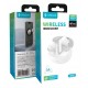 CELEBRAT earphones με θήκη φόρτισης W80, True Wireless, 13mm, 30/230mAh, λευκά