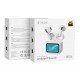 CELEBRAT earphones με θήκη φόρτισης W76, True Wireless, 13mm, 25/300mAh, λευκά