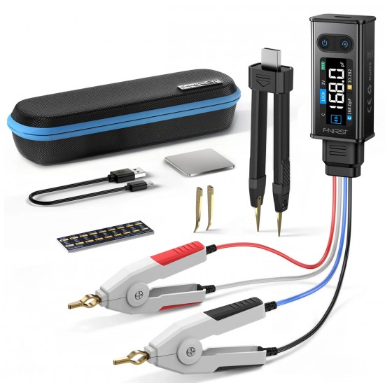 FNIRSI ψηφιακό LCR/ESR tester LCR-ST2 Plus, επαναφορτιζόμενο