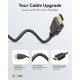 GOOBAY καλώδιο HDMI 80096 με Ethernet, soft, 4K/60Hz, 18 Gbps, 0.5m, μαύρο