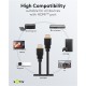 GOOBAY καλώδιο HDMI 80101 με Ethernet, soft, 4K/60Hz, 18 Gbps, 1m, μαύρο