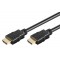 GOOBAY καλώδιο HDMI 80103 με Ethernet, soft, 4K/60Hz, 18 Gbps, 2m, μαύρο