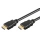 GOOBAY καλώδιο HDMI 80105 με Ethernet, soft, 4K/60Hz, 18 Gbps, 5m, μαύρο