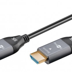 GOOBAY καλώδιο HDMI 2.1 76278 με Ethernet, AOC, 8K/60Hz, 48 Gbps, 50m, μαύρο