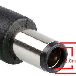POWERTECH αντάπτορας για φορτιστή laptop M9 για Dell 7.4x5mm, 19.5V, μαύρος