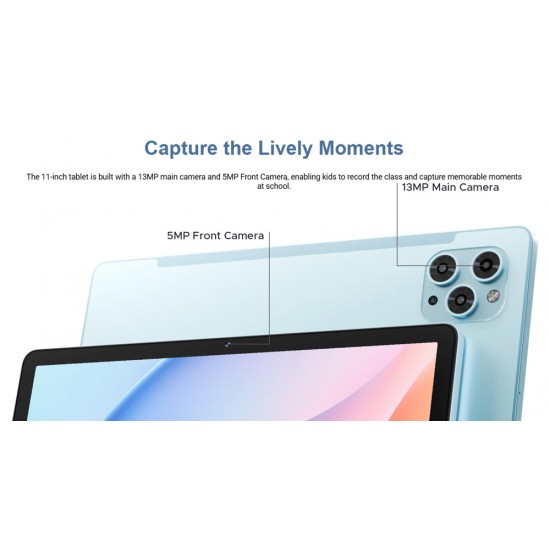 DOOGEE tablet Tab G6, 11", 6/256GB, 4G, Android 15, 8000mAh, γκρι