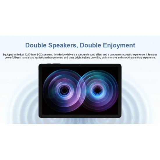 DOOGEE tablet Tab G6, 11", 6/256GB, 4G, Android 15, 8000mAh, γκρι