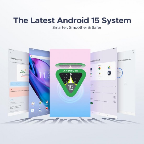 DOOGEE tablet Tab A9 Pro με πληκτρολόγιο/ποντίκι/στυλό αφής/θήκη, 10.1", 4/128GB, Android 15, 6580mAh, γκρι