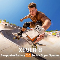 RUGONE smartphone Xever 8, 6.50", 8/128GB, 4800mAh, IP68/IP69K/MIL-STD-810H, μαύρο