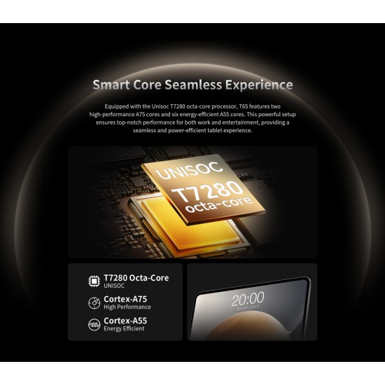 TECLAST tablet T65, 13.4", 6/128GB, 4G, Android 15, 8000mAh, γκρι