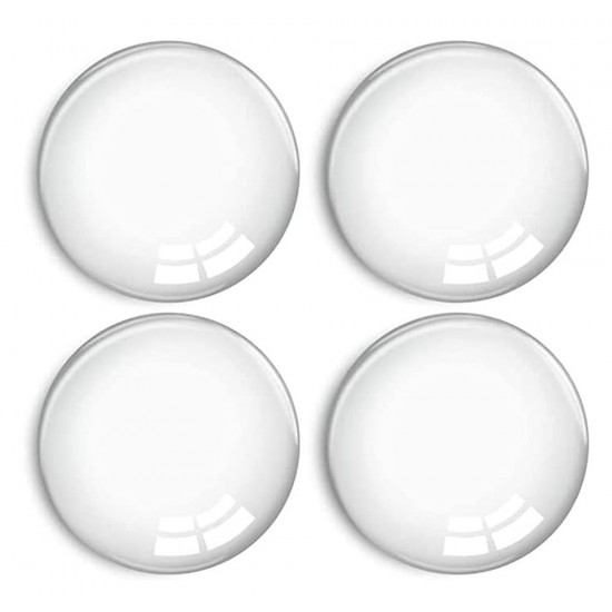 HOME USE στοπ πόρτας HUH-0263, αυτοκόλλητο, PU πλαστικό, 40x8mm, διάφανο, 4τμχ