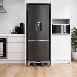 HOME USE βάση λευκών συσκευών HUH-0271 με ρόδες, ρυθμιζόμενη 42-68cm, έως 400kg, γκρι