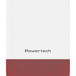 POWERTECH σειρήνα PT-1608, εξωτερικού χώρου, IP65, 433MHz, 120dB, 5000mAh, κόκκινη