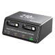 POWERTECH σταθμός φόρτισης PT-1623, USB/3x USB-C/2x USB-C καλώδια, GaN, 160W, μαύρος