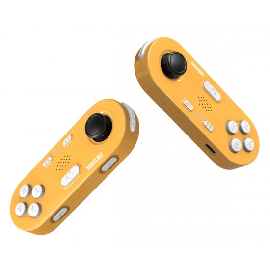 MECOOL σετ ασύρματων motion gamepad KidzMove GM2 για smart TV & TV Box, κίτρινο, 2τμχ
