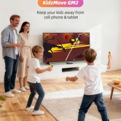 MECOOL σετ ασύρματων motion gamepad KidzMove GM2 για smart TV & TV Box, κίτρινο, 2τμχ