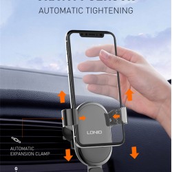 LDNIO βάση smartphone αυτοκινήτου MG01 για αεραγωγούς, μαύρη