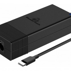 POWERTECH φορτιστής laptop PT-1604, USB-C PD, 90W, μαύρος