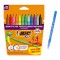 BIC σετ χρωματιστών μαρκαδόρων ζωγραφικής 216010322 KID Couleur, 12τμχ