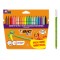 BIC σετ χρωματιστών μαρκαδόρων Kid Couleur, ultra washable, 18τμχ