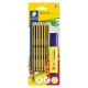 STAEDTLER σετ ξύλινα μολύβια με μαρκαδόρο υπογράμμισης Noris 120-BK12P1, εξάγωνα, ΗB, 13τμχ