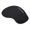 POWERTECH mouse pad PT-1611 με στήριγμα καρπού, 23x19x1.8cm, μαύρο