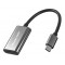 POWERTECH αντάπτορας USB-C σε HDMI PTR-0208, 4K/30Hz, 10 Gbps, γκρι
