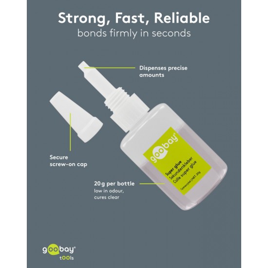 GOOBAY κόλλα Super Glue 77012, 20g