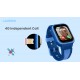 LAGENIO GPS smartwatch για παιδιά K10, 1.8", με κάμερα, 4G, IP68, μαύρο