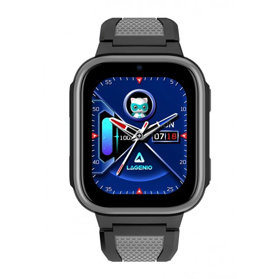 LAGENIO GPS smartwatch για παιδιά K10, 1.8", με κάμερα, 4G, IP68, μαύρο