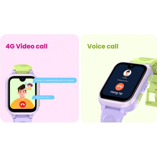 LAGENIO GPS smartwatch για παιδιά K9, 1.78" AMOLED, με κάμερα, 4G, IP68, μαύρο